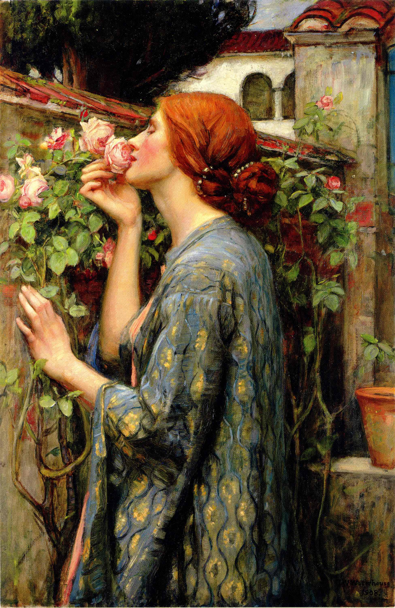El alma de la rosa - John William Waterhouse - Historia (HA!)