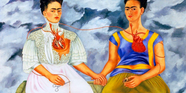 darse cuenta Parpadeo evidencia Las dos Fridas - Frida Kahlo - Historia Arte (HA!)