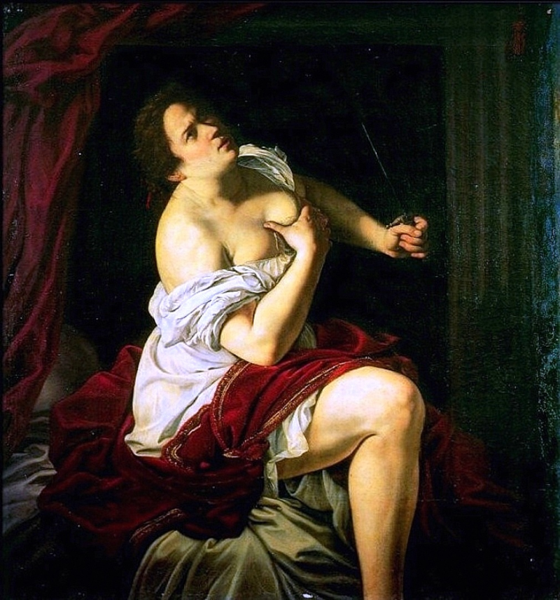 Lucrecia - Artemisia Gentileschi - Historia Arte (HA!)