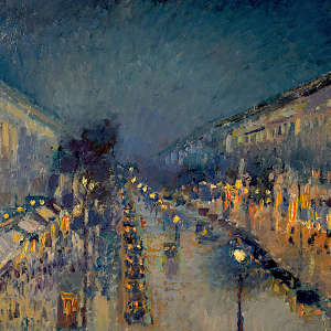  Boulevard Montmartre, Effet de nuit