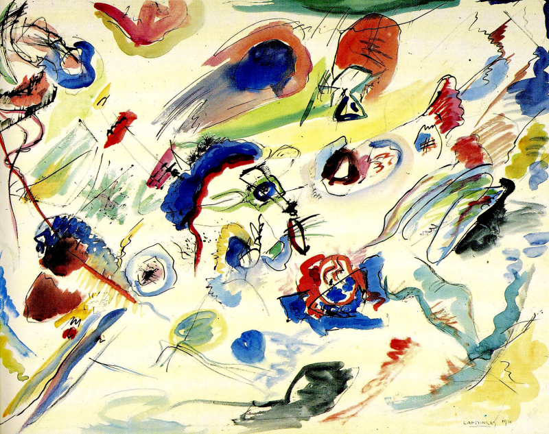 acuarela abstracta - Wassily Kandinsky - Historia Arte