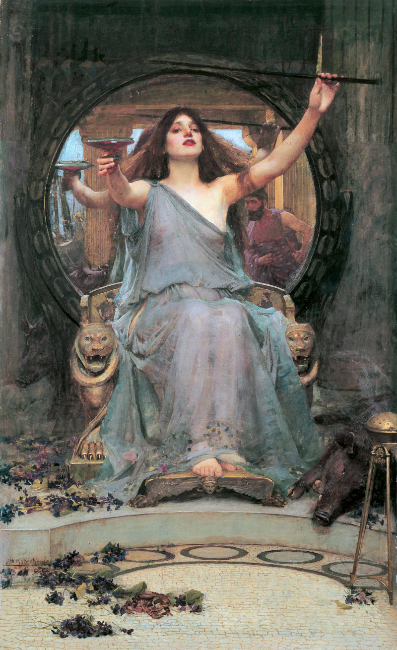 Circe offering the cup to Ulysses