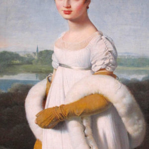 Retrato de Mademoiselle Caroline Rivière