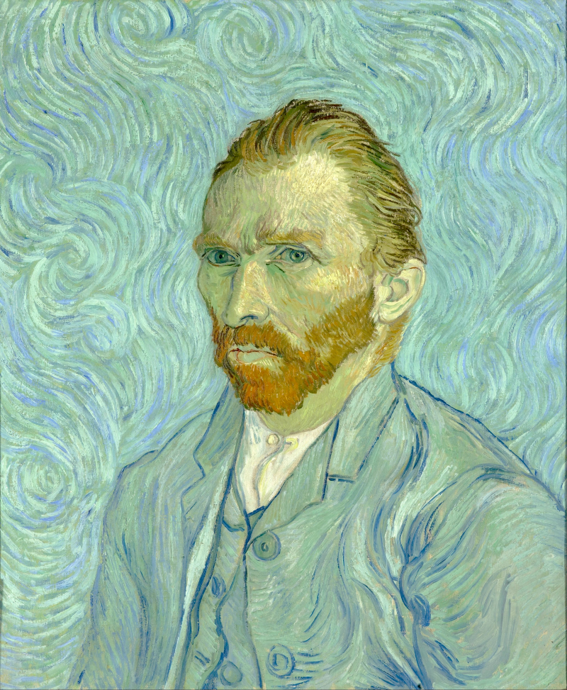 inicial Premedicación Frente Autorretrato - Vincent Van Gogh - Historia Arte (HA!)