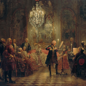 Flötenkonzert Friedrichs des Großen in Sanssouci 