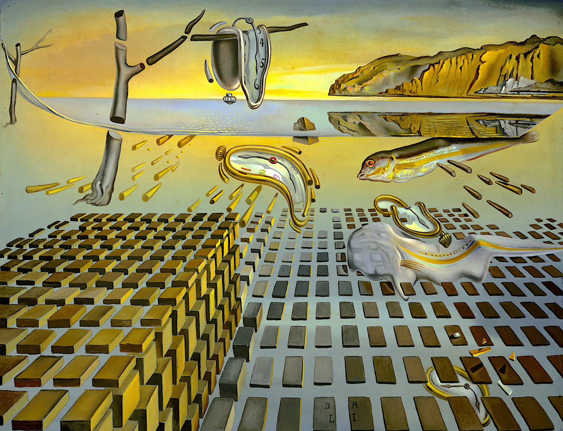 Se asemeja espiritual Sada Desintegración de la Persistencia de la memoria. - Salvador Dalí - Historia  Arte (HA!)
