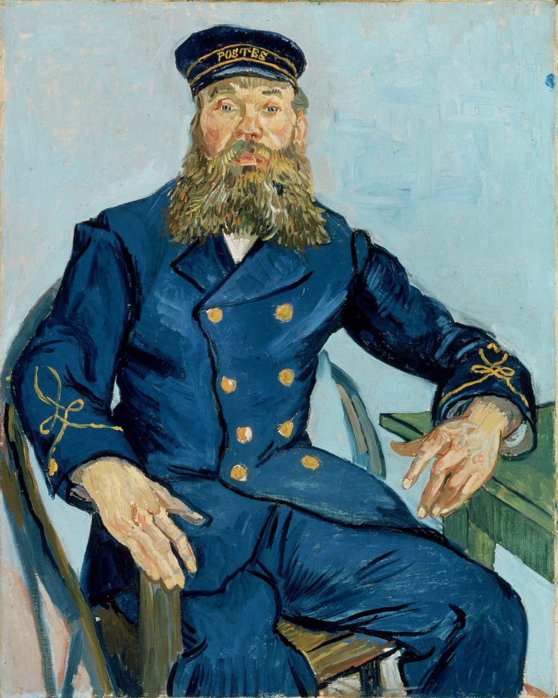 Portret van de postbode Joseph Roulin