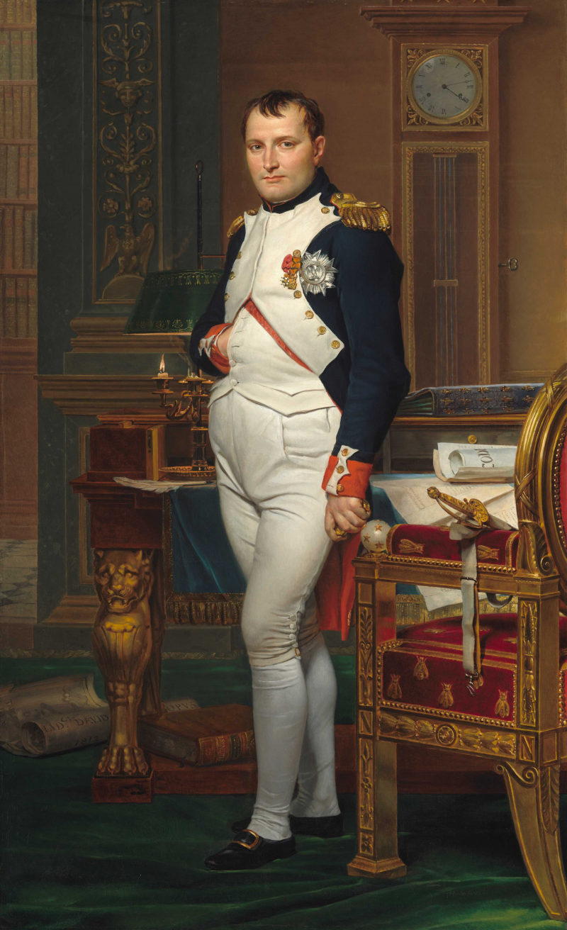Napoléon dans son bureau