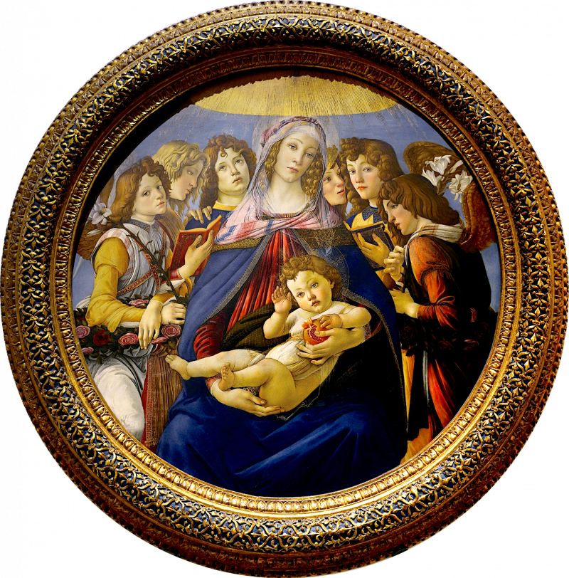 Madonna col Bambino e angeli (Madonna della melagrana)
