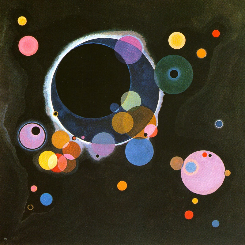 sutil nadie Café Muchos círculos - Wassily Kandinsky - Historia Arte (HA!)