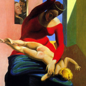 The Virgin Spanking The Christ Child Before Three Witnesses: Andre Breton, Paul Eluard, And The Painter
