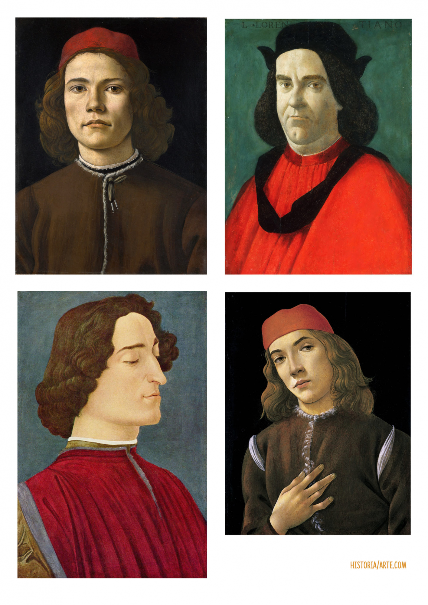 4 retratos de Botticelli - Sandro Botticelli - Historia Arte (HA!)