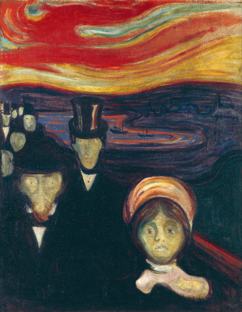Ansiedad - Edvard Munch - Historia Arte (HA!)