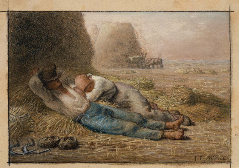 La méridienne - Jean Francois Millet  Francia, 1866