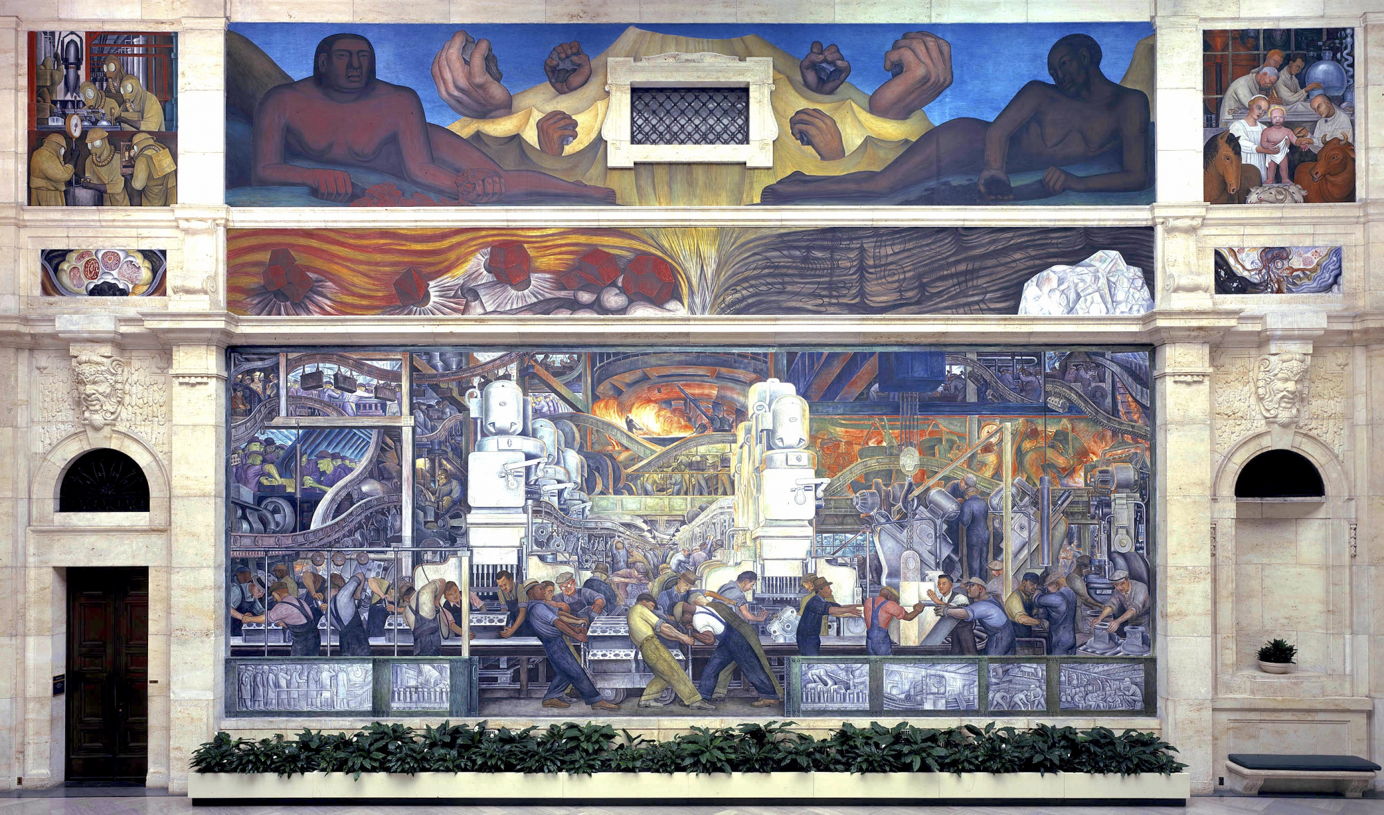 Murales industria de Detroit - Diego - Historia (HA!)