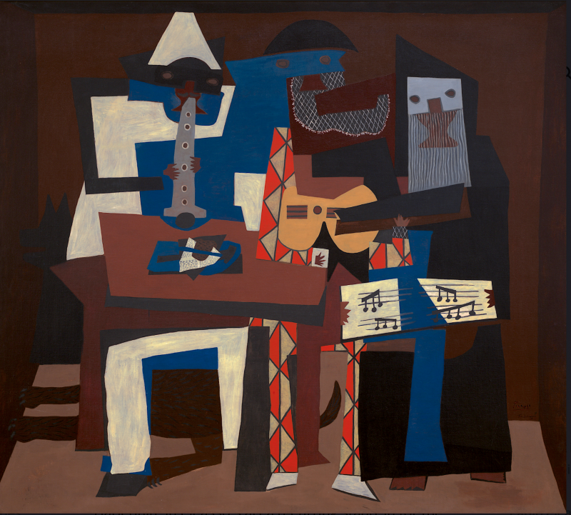 Los tres músicos - Pablo Picasso - Historia Arte (HA!)